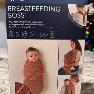 Itzy Ritzy Breastfeeding Boss Blanket - Rust